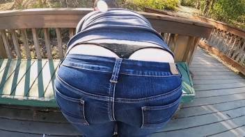 Fat Ass Public Whale Tail